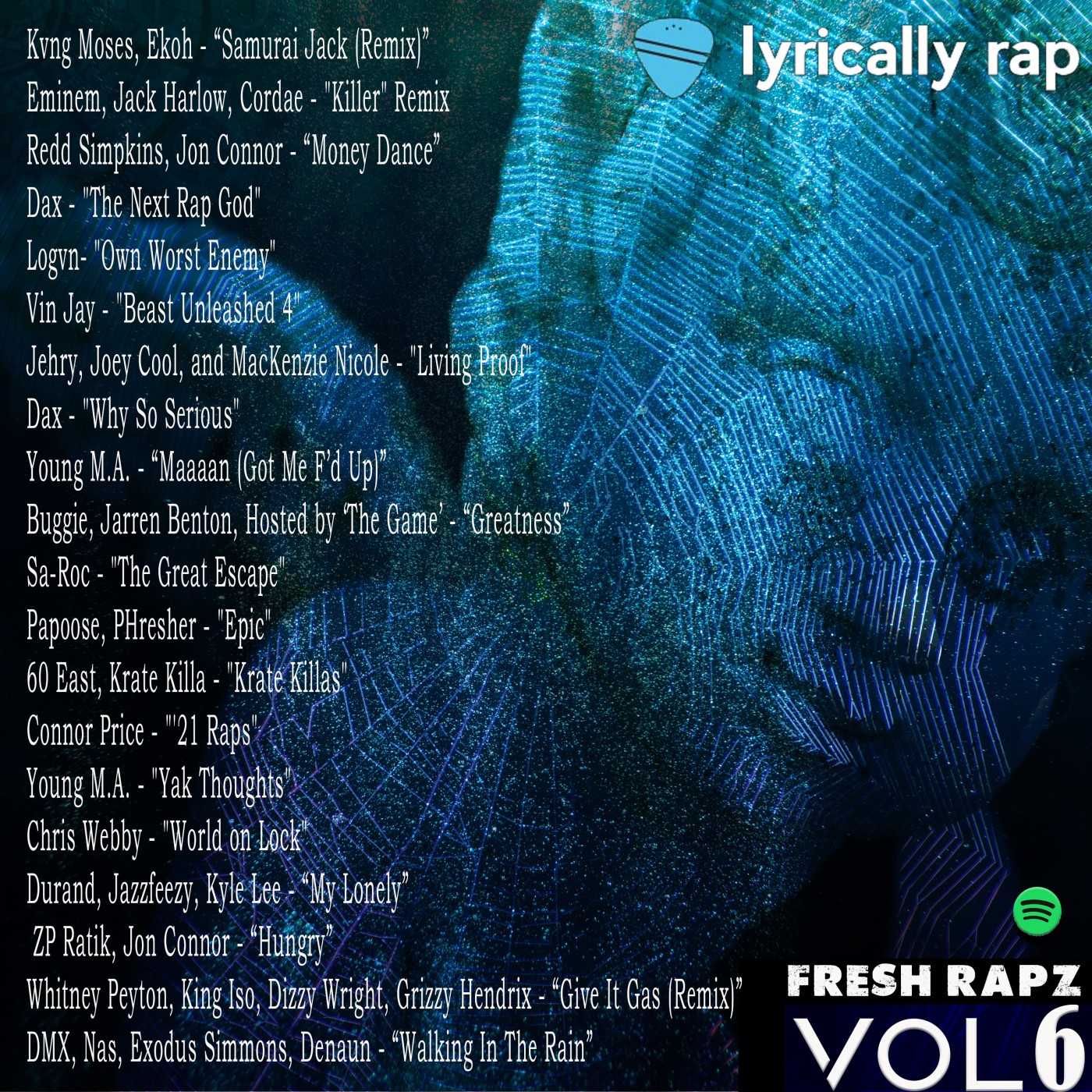 Best Rap Playlist on Spotify Fresh Rapz Volume 6
